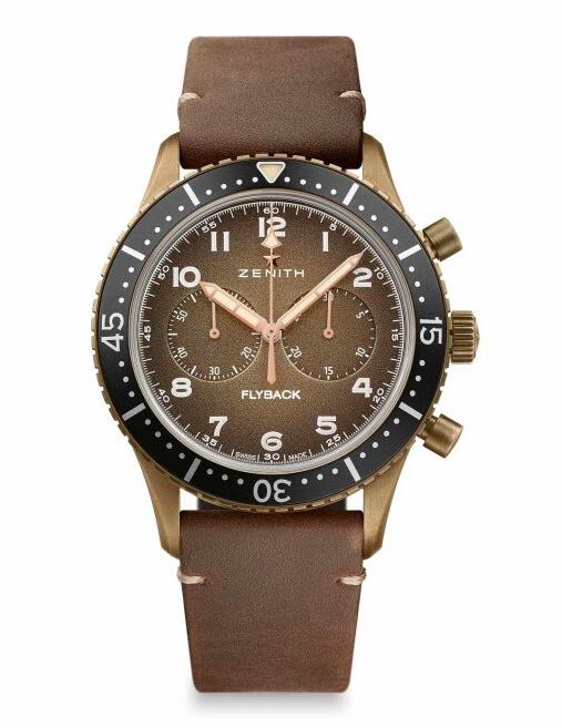Replica Watch Zenith Pilot Cronometro Tipo CP-2 Flyback 29.2240.405/18.C801 Stainless Steel - Leather Bracelet